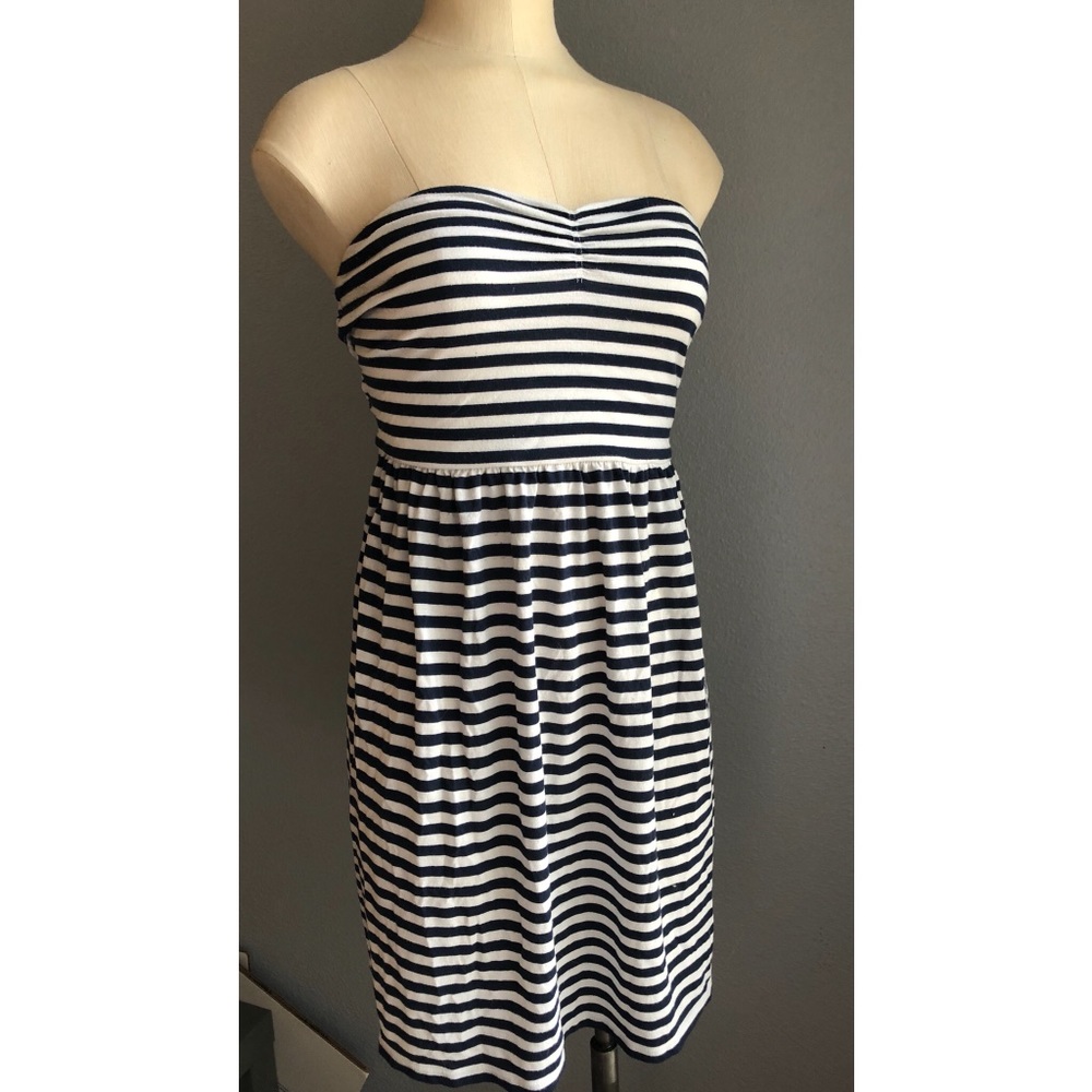 Navy & White Striped American Eagle Tube Sundress